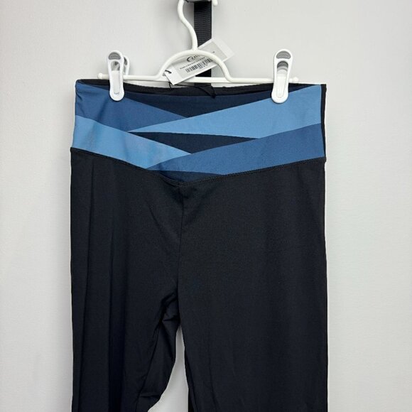 NWT - Zyia Shades of Blue Block Luxe Hi=Rise 7/8 Size 8-10 - Picture 8 of 8